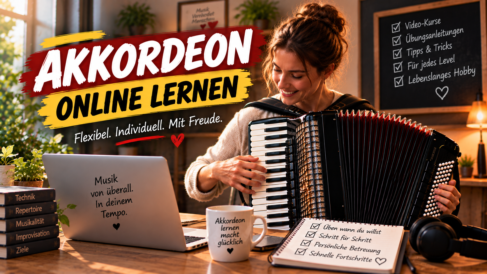 Akkordeon online lernen