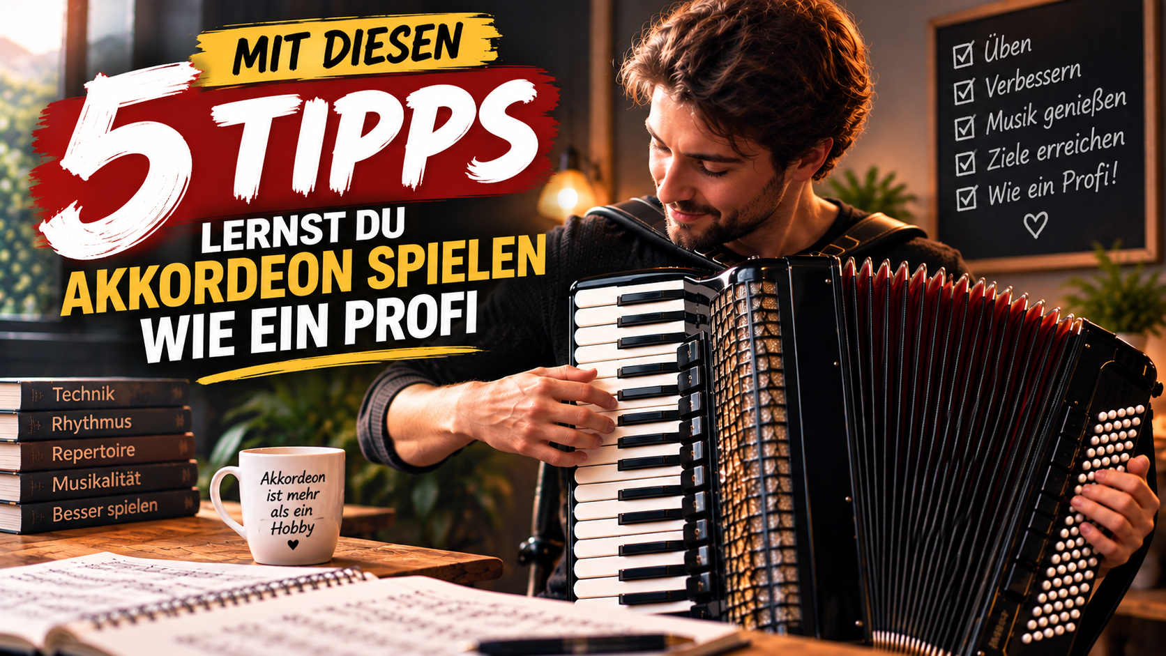 5 Tipps Akkordeon lernen