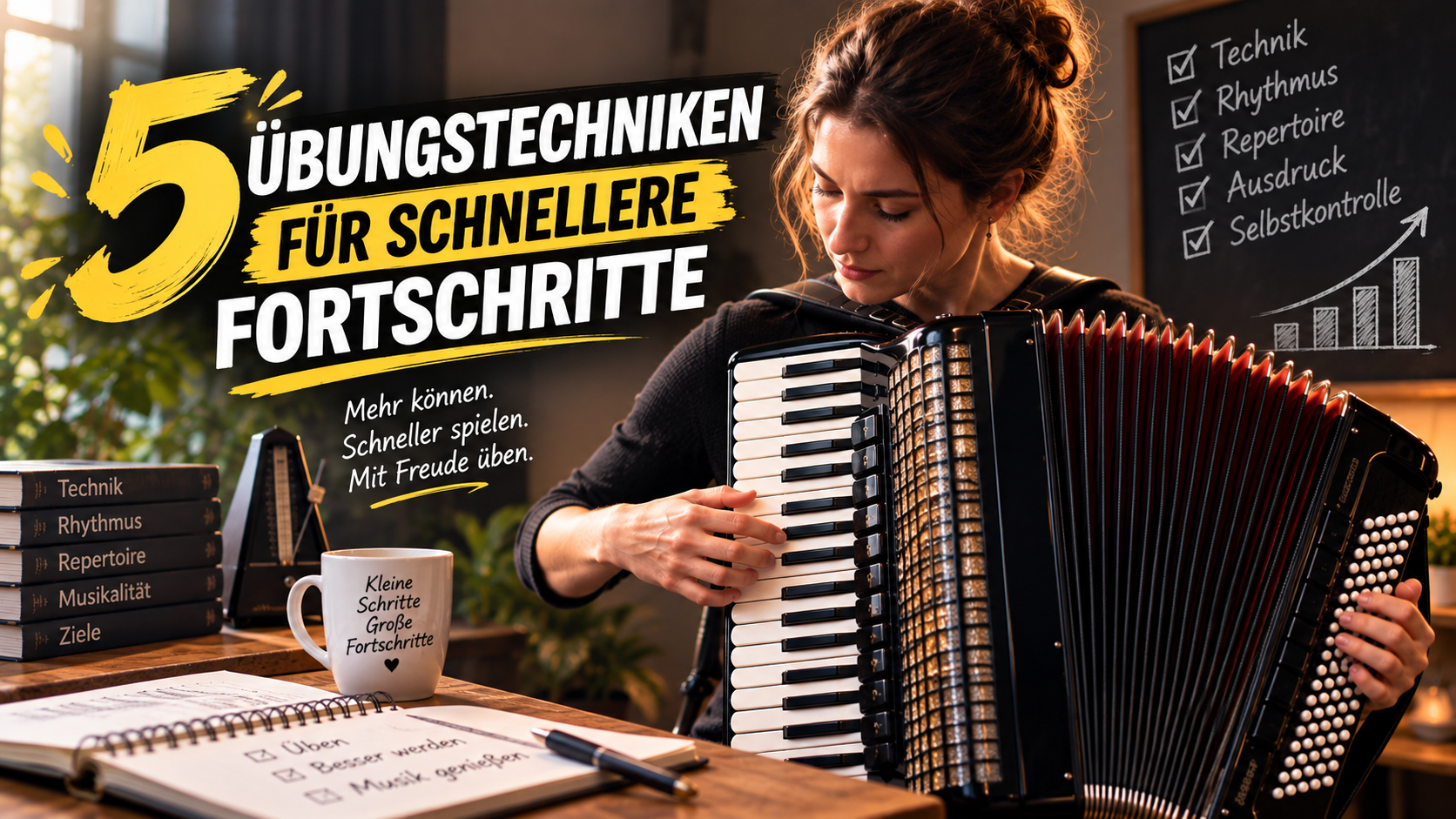 5 Übungstechniken für Akkordeon