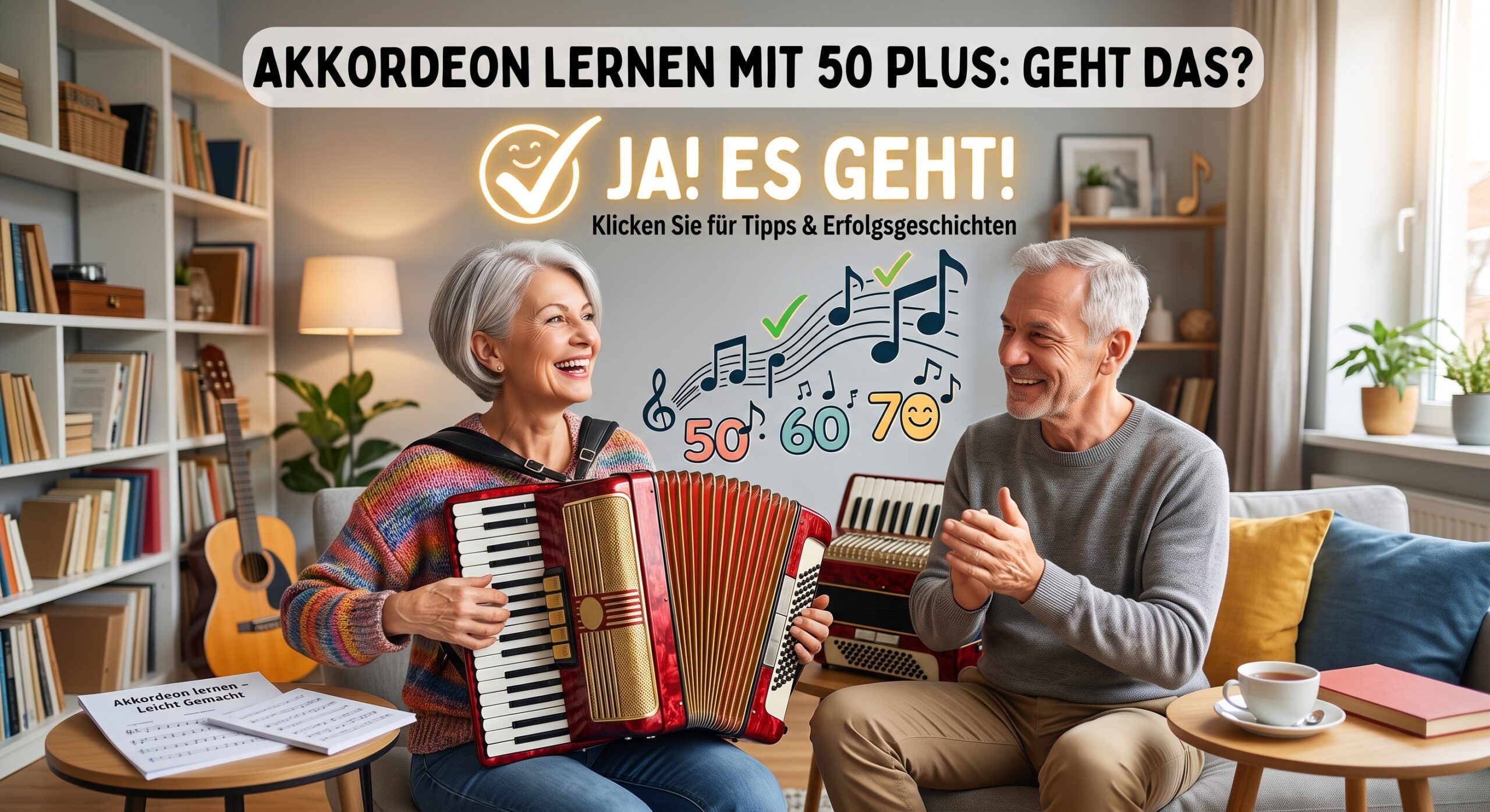 Akkordeon lernen mit 50 plus