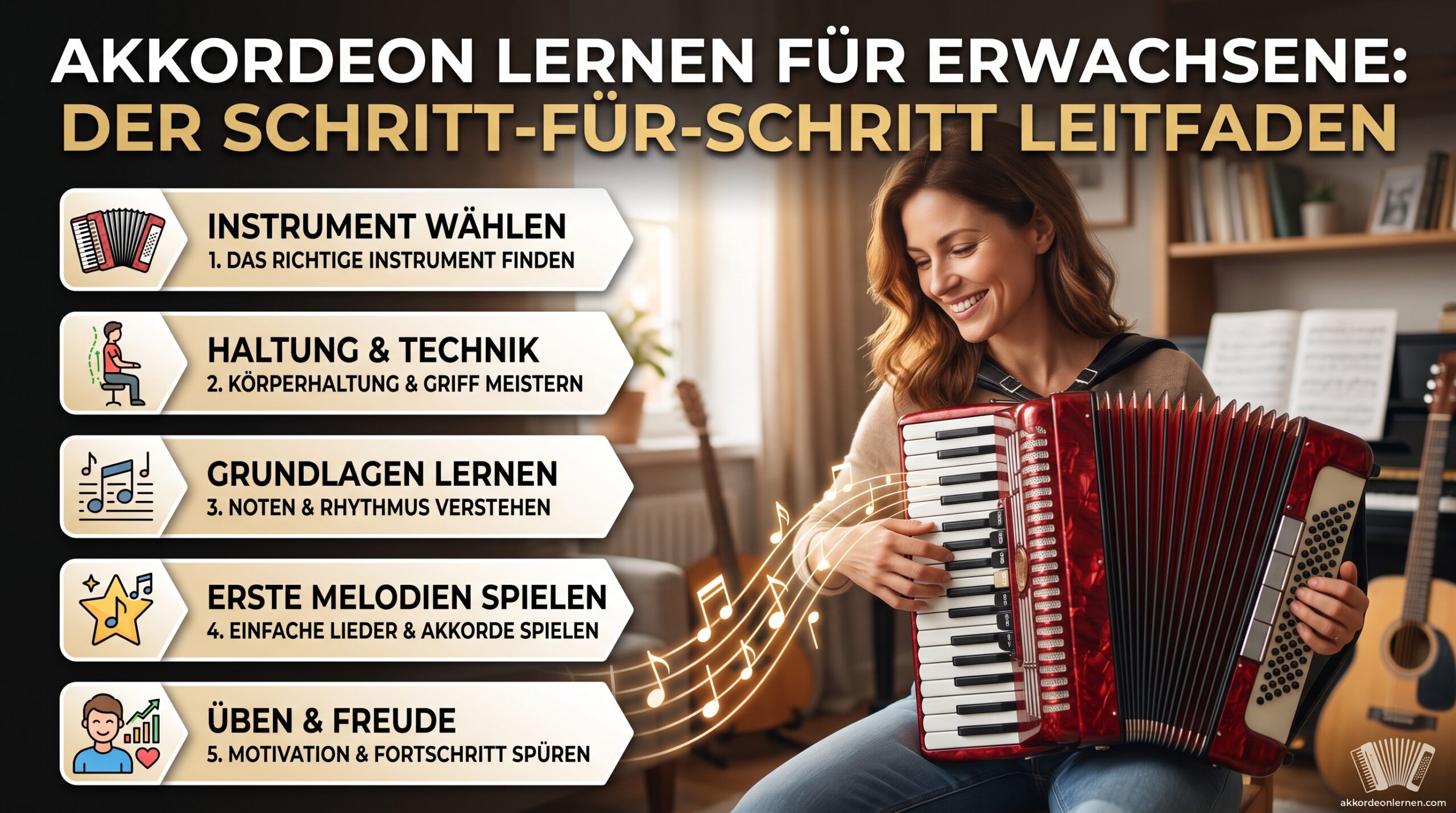 Akkordeon lernen für Erwachsene